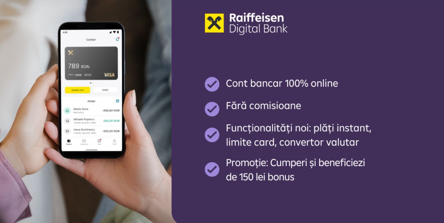 De astăzi, Raiffeisen Digital Bank părăsește România, cardurile ...